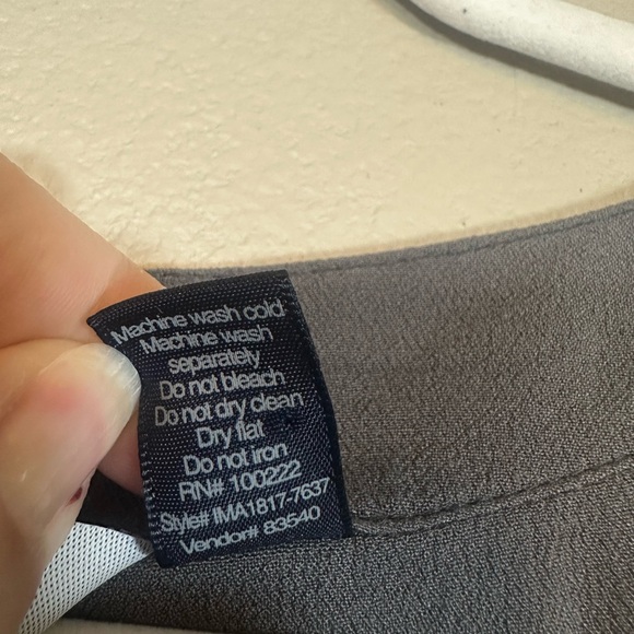 Daytrip Gray Boxy Dolman Sleeve Blouse - Picture 4 of 5